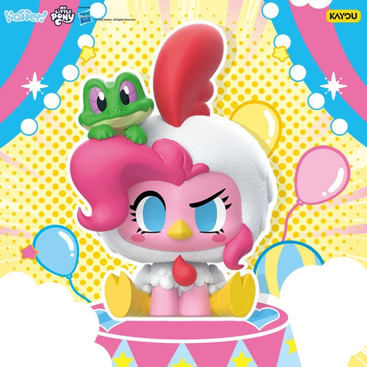 KAYOU My Little Pony Click Series Mini Figurines - Wonderful Animal Paradise- One Full Box (Including 6 Small Boxes)卡遊 小馬寶莉咔噠迷你人偶小萌粒一整盒(內含6小盒)