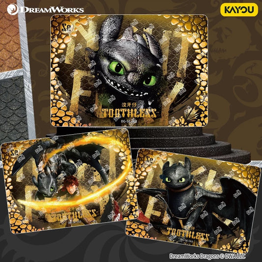 KAYOU How to Train Your Dragon Gale Pack Series 1
Official Licensed Peripheral Card Packs & Cards A full box (contains 18 packs)