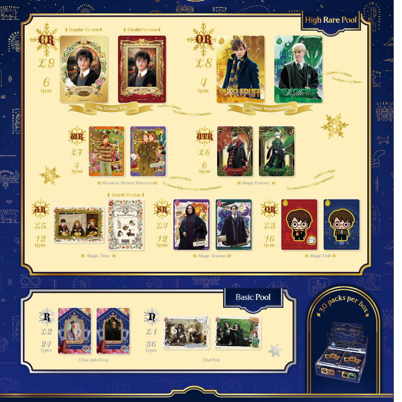 KAYOU Harry Porter-Wizards' Collectible Cards-Departure Edition-SEA