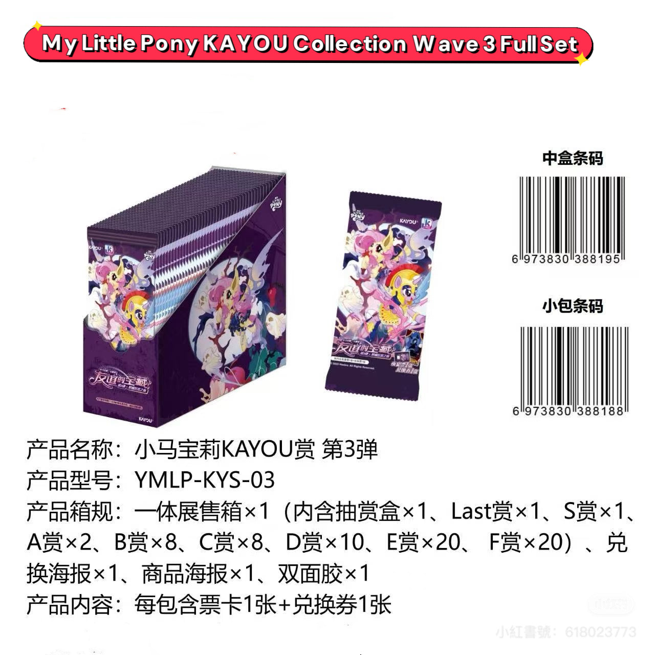Pre-order My Little Pony KAYOU Collection Treasures of Friendship Wave 3 (Complete Full Set)