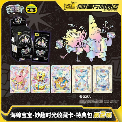 KAYOU SpongeBob Cards - Bonus Pack Series 2 | Full Box Official Authentic Trading Cards Collectible Merchandise