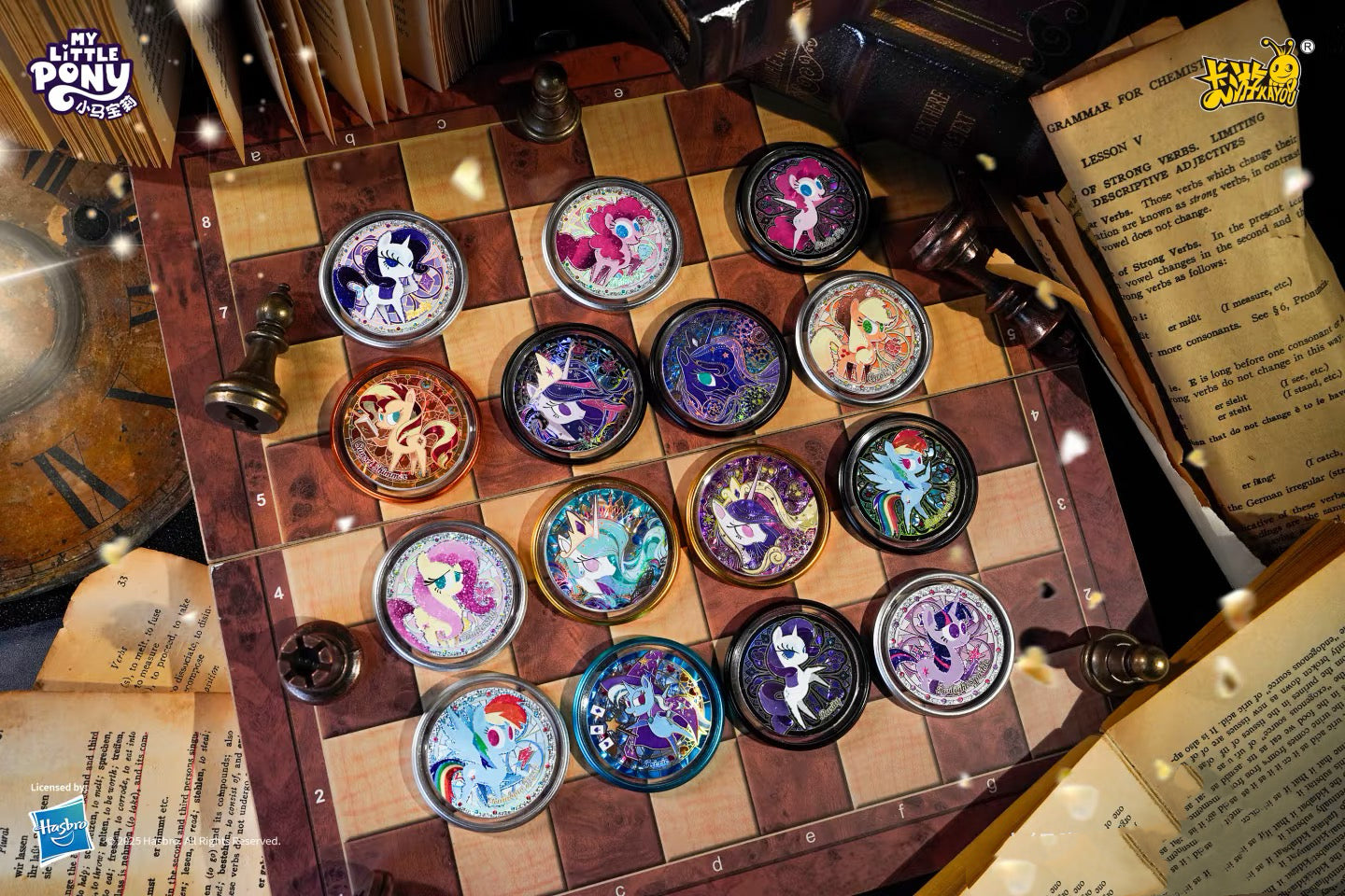 卡游✨小馬寶莉-雙面糖果徽章-星幻版一整盒（內含10個）