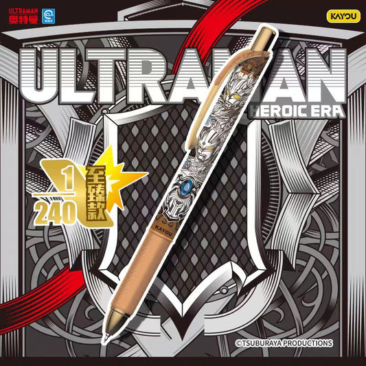 Kayou Ultraman Neutral Pen Blind Box - Radiant Version 17th Series, 1 Full Box (12 Pens Inside), Supreme Hidden Rare Official Collection Retractable Roller Ball Pen