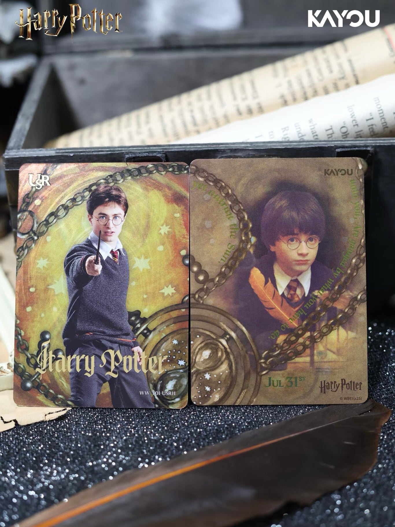 KAYOU Harry Potter Wizard Collection Cards - Ultimate Edition Series 1 | Official Licensed Merchandise Card Pack 哈利波特卡片巫師典藏卡至臻版第1彈