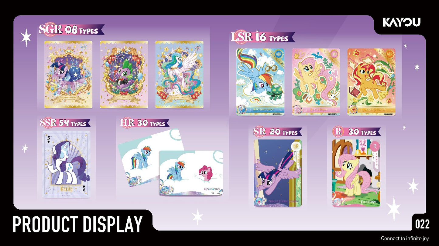 KAYOU My Little Pony Luminous Moon Series 8 (English Version) - Full Box (Contains 10 Packs)