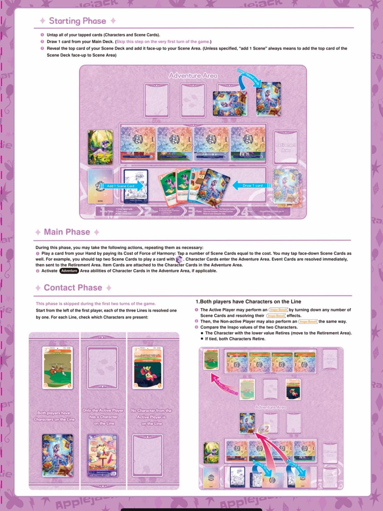 KAYOU My Little Pony Trading Card Game Starter Deck– Friendships Begin – UV English version TCG