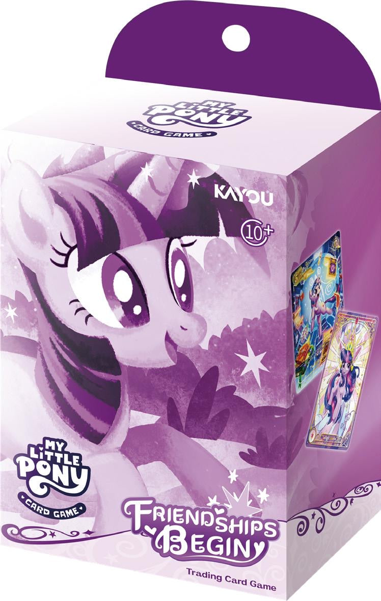 KAYOU My Little Pony Trading Card Game Starter Deck– Friendships Begin – UV English version TCG