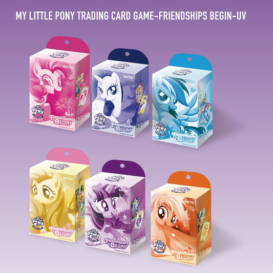 KAYOU My Little Pony Trading Card Game Starter Deck– Friendships Begin – UV English version TCG