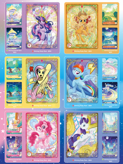 KAYOU My Little Pony Trading Card Game Starter Deck– Friendships Begin – UV English version TCG
