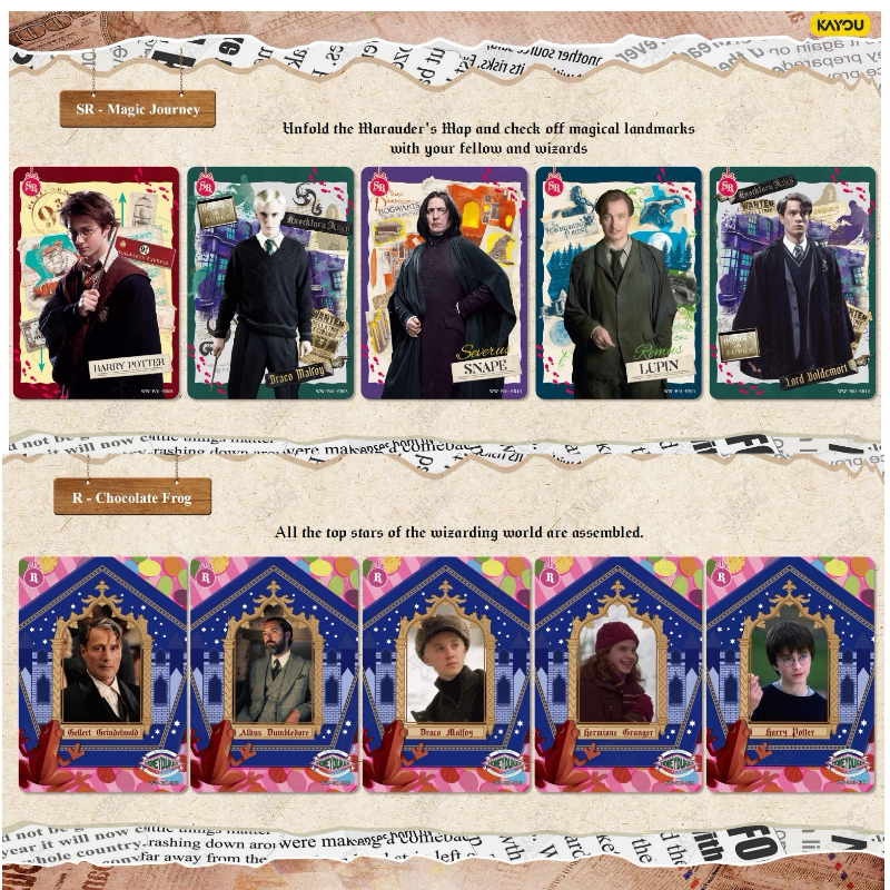 KAYOU Harry Porter-Wizards' Collectible Cards-Departure Edition-SEA