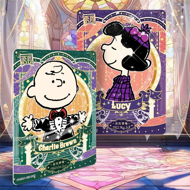 卡游史努比卡片 花生漫畫花生包第1彈一整盒小卡正版周邊收藏卡牌