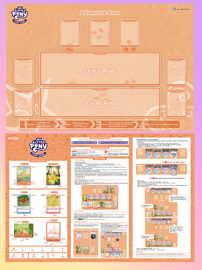 KAYOU My Little Pony Trading Card Game Starter Deck– Friendships Begin – UV English version TCG