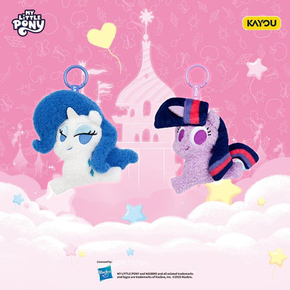 KAYOU My Little Pony Fluffy Ponies Series Plush Charms - One Full Box (Contains 6 Individual Boxes) - Official Licensed Anime Peripherals