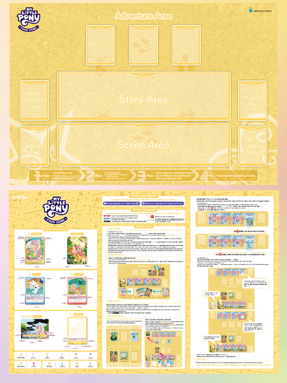 KAYOU My Little Pony Trading Card Game Starter Deck– Friendships Begin – UV English version TCG