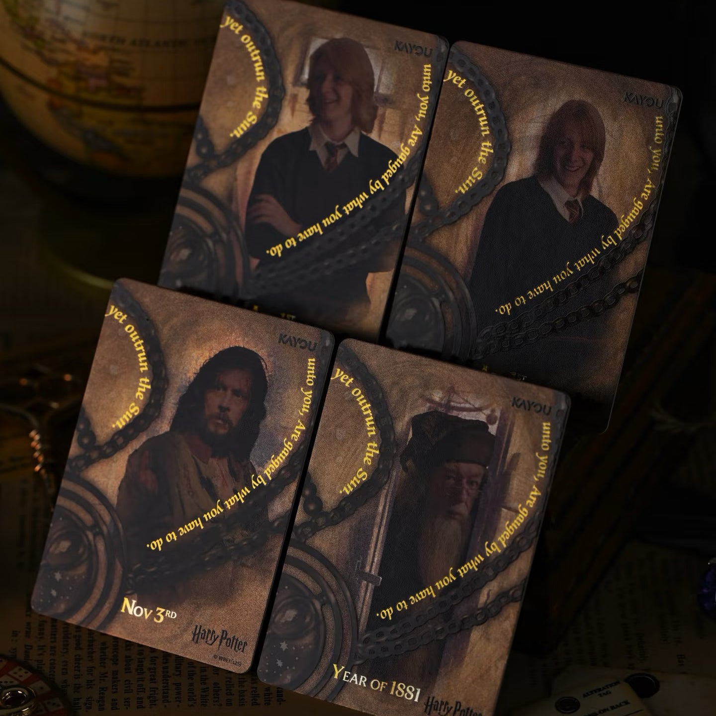 KAYOU Harry Potter Wizard Collection Cards - Ultimate Edition Series 1 | Official Licensed Merchandise Card Pack 哈利波特卡片巫師典藏卡至臻版第1彈