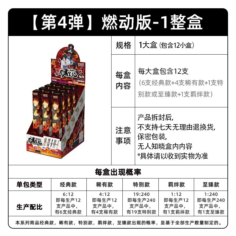 KAYOU Naruto Blind Box Gel Pens - Dynamic Edition 【A Full Box】| Black Retractable Rollerball Signature Pens, Student-Friendly, High-Aesthetic Sasuke Official Co-Branded Anime Stationery