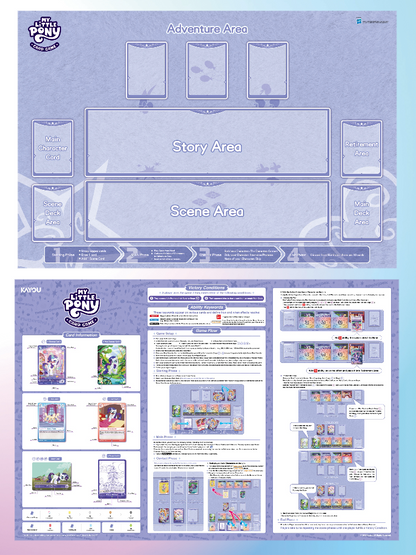 KAYOU My Little Pony Trading Card Game Starter Deck– Friendships Begin – UV English version TCG