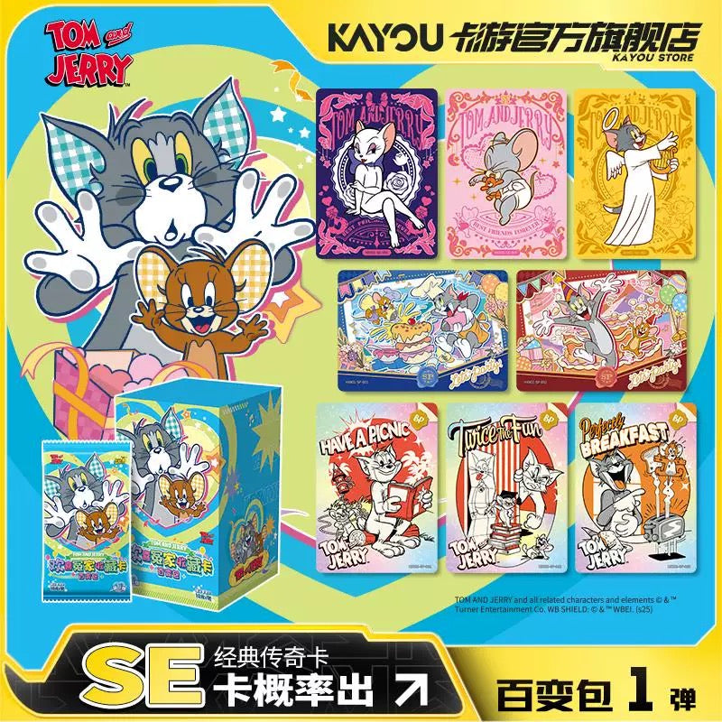 KAYOU Tom and Jerry: BFF Collection Cards - Versatile Pack Official Licensed Anime Collectible Cards