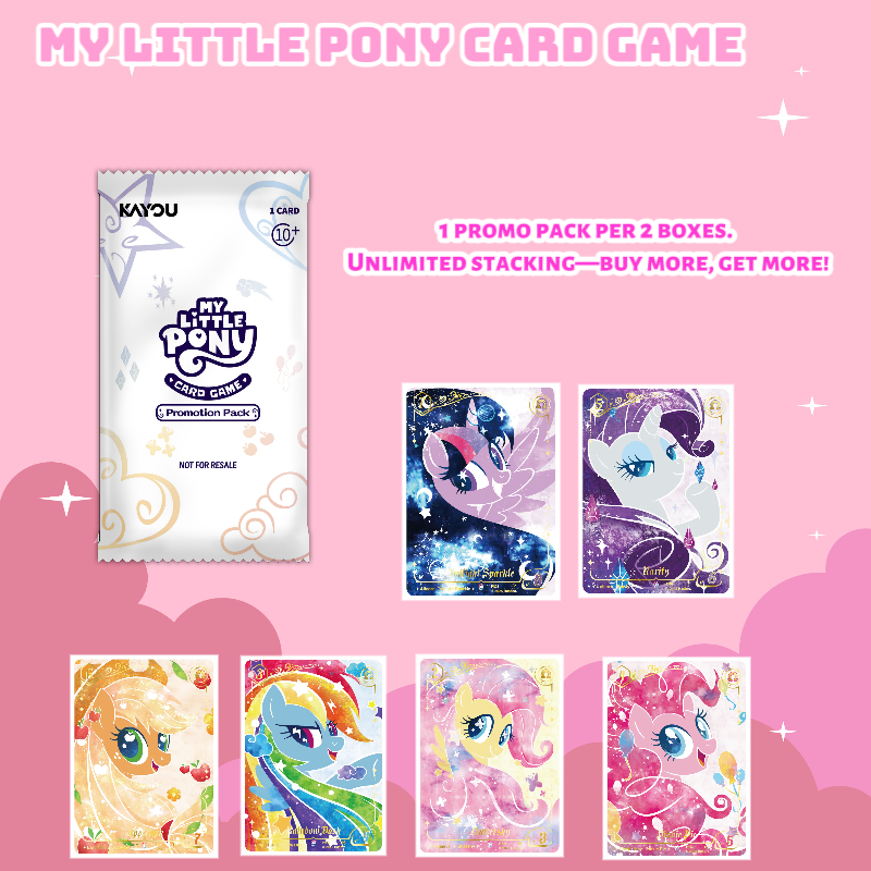 KAYOU My Little Pony Trading Card Game Booster Pack– Fantasy Wonderland – 001 – UV English version TCG