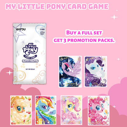 KAYOU My Little Pony Trading Card Game Starter Deck– Friendships Begin – UV English version TCG