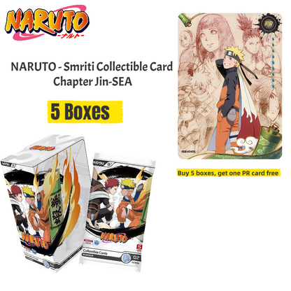 KAYOU NARUTO - Smriti Collectible Card - Chapter Jin Series 2 SEA NARUTO Trading Cards（English version）卡遊火影忍者傳承典藏卡陣之章英文版